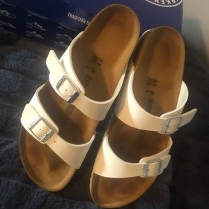 White Birkenstock- Sydney BS